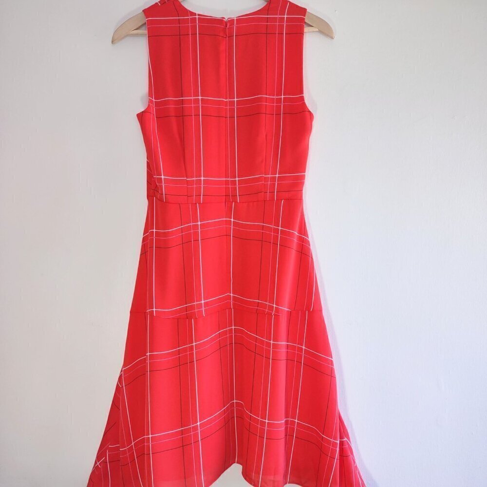 NWT Ann Taylor Dress Size 2 Hi-Low Flowy Hem "Old Money Preppy' Euro Summer Chic - Picture 4 of 9